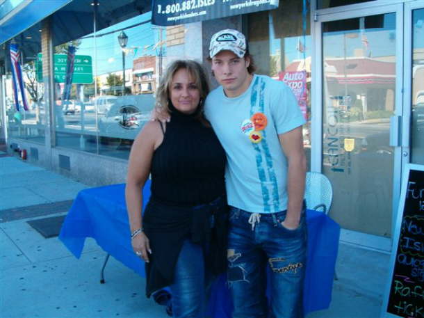 Patrice and Robert Neilson of the New York Islanders