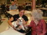 Lara and Lady Daisy at Garden Care Nursing Home